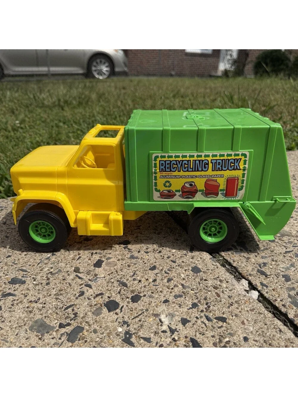 Vintage Processed Plastic Co. Recycling Lift Truck Toy Chevy GMC 1970 USA Made